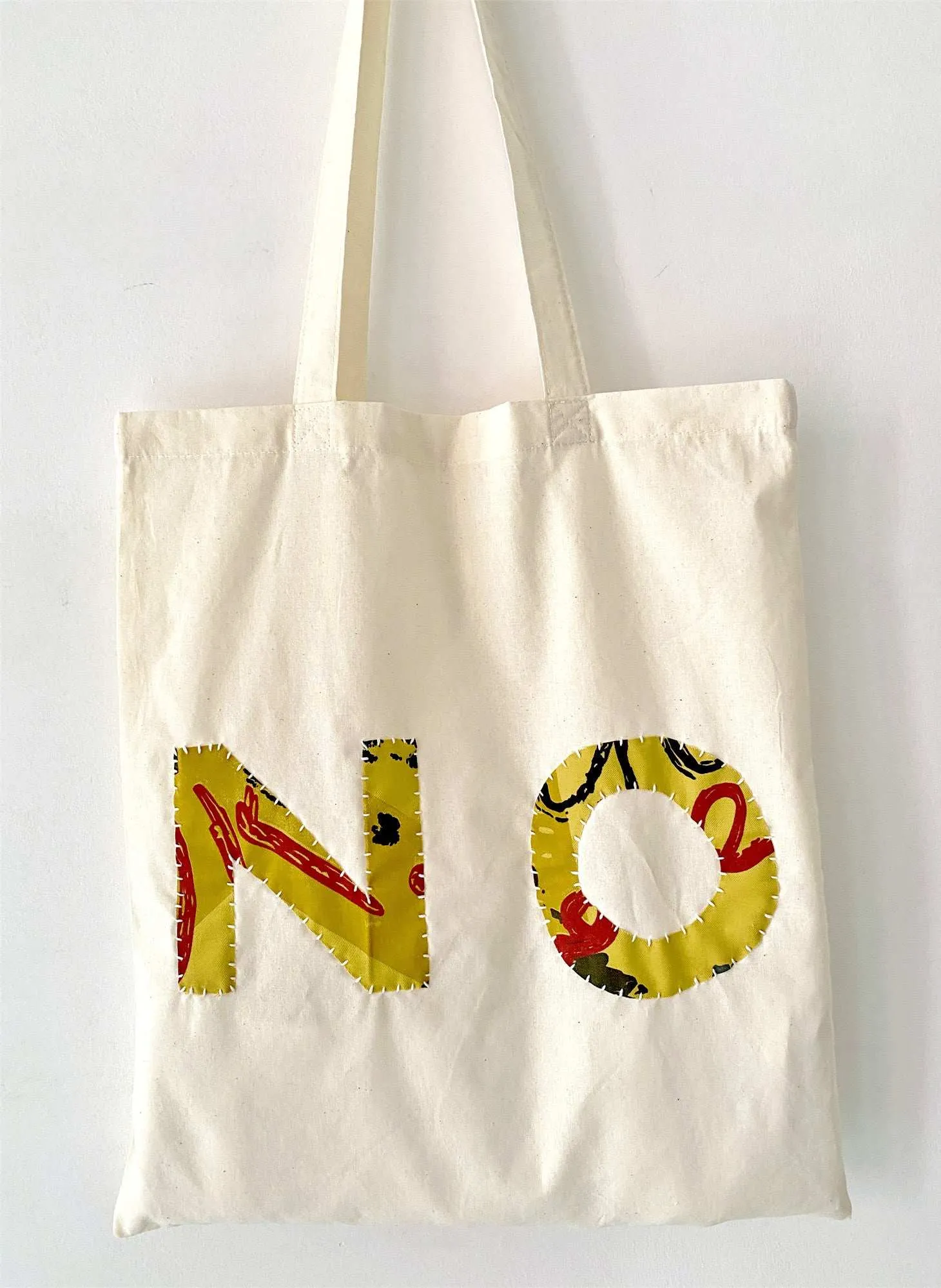No Patchwork Cotton Tote