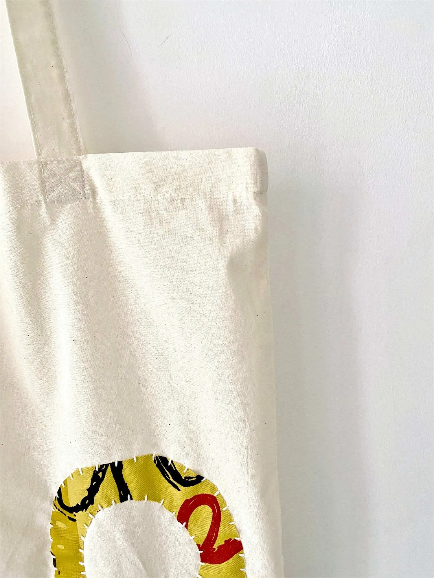No Patchwork Cotton Tote