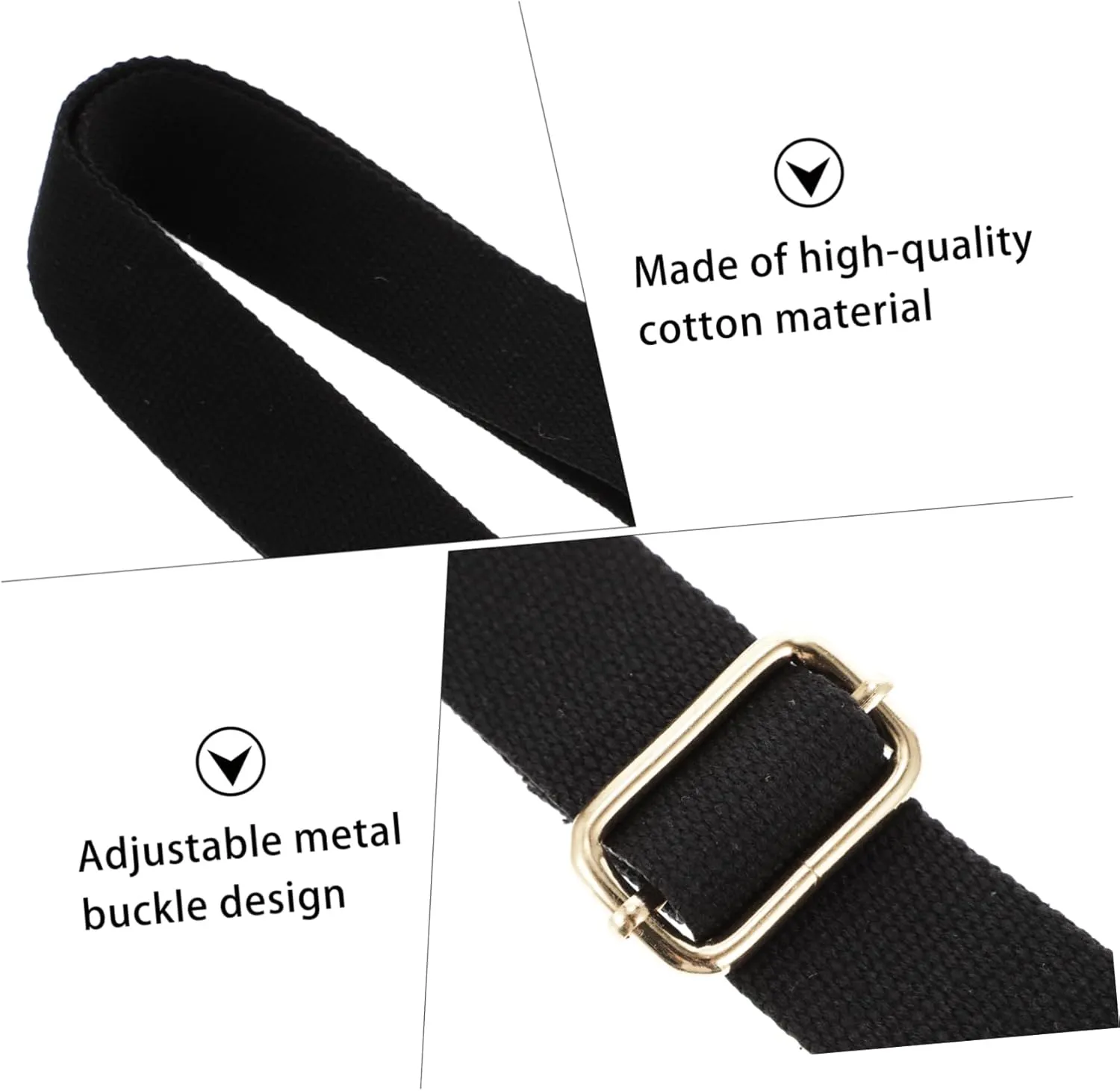 NUOBESTY 3 Pcs Handbag Strap Wide Straps for Crossbody Bag Fashionable Bag Accessory