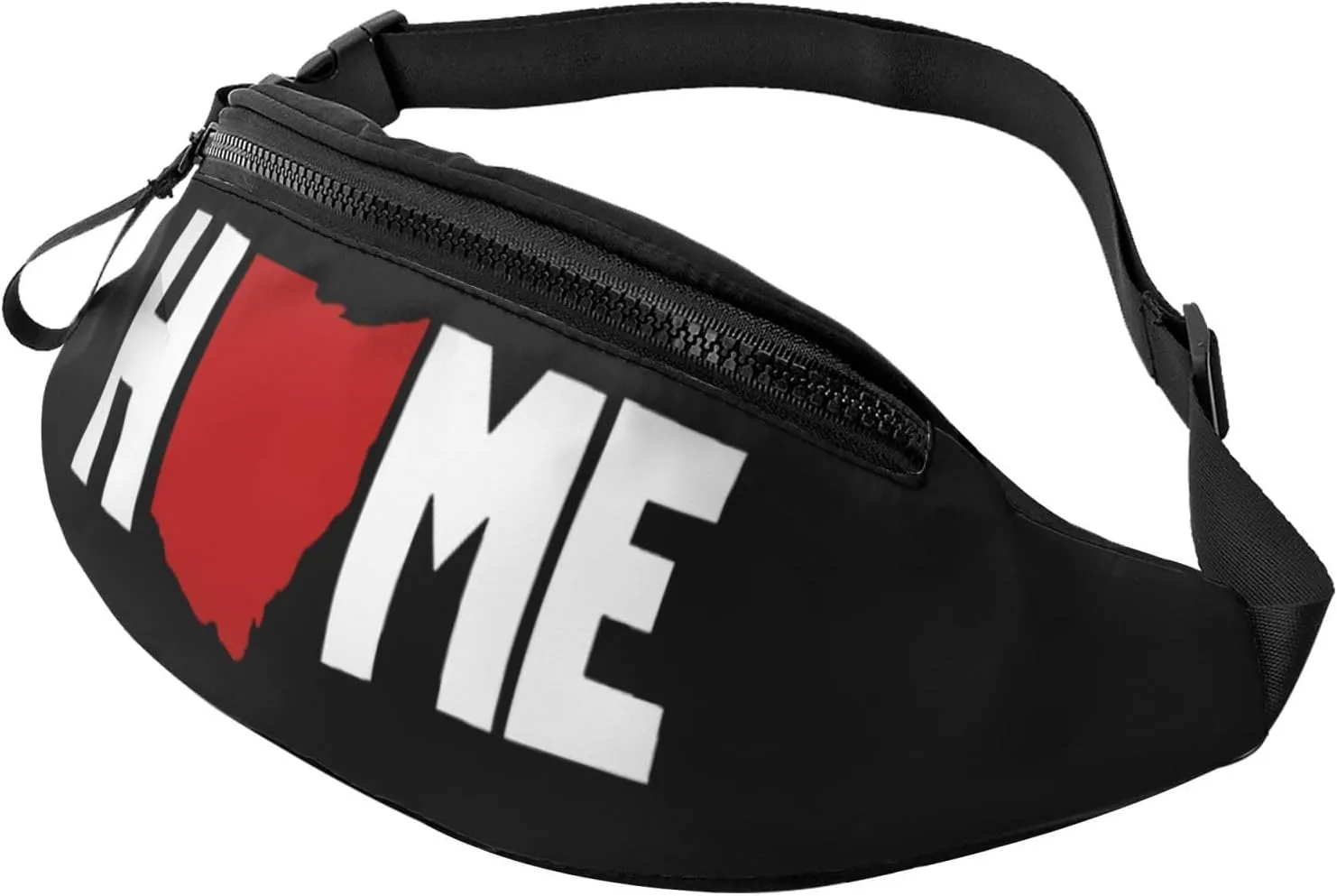 Ohio Map State Crossbody waist bag, casual chest bag