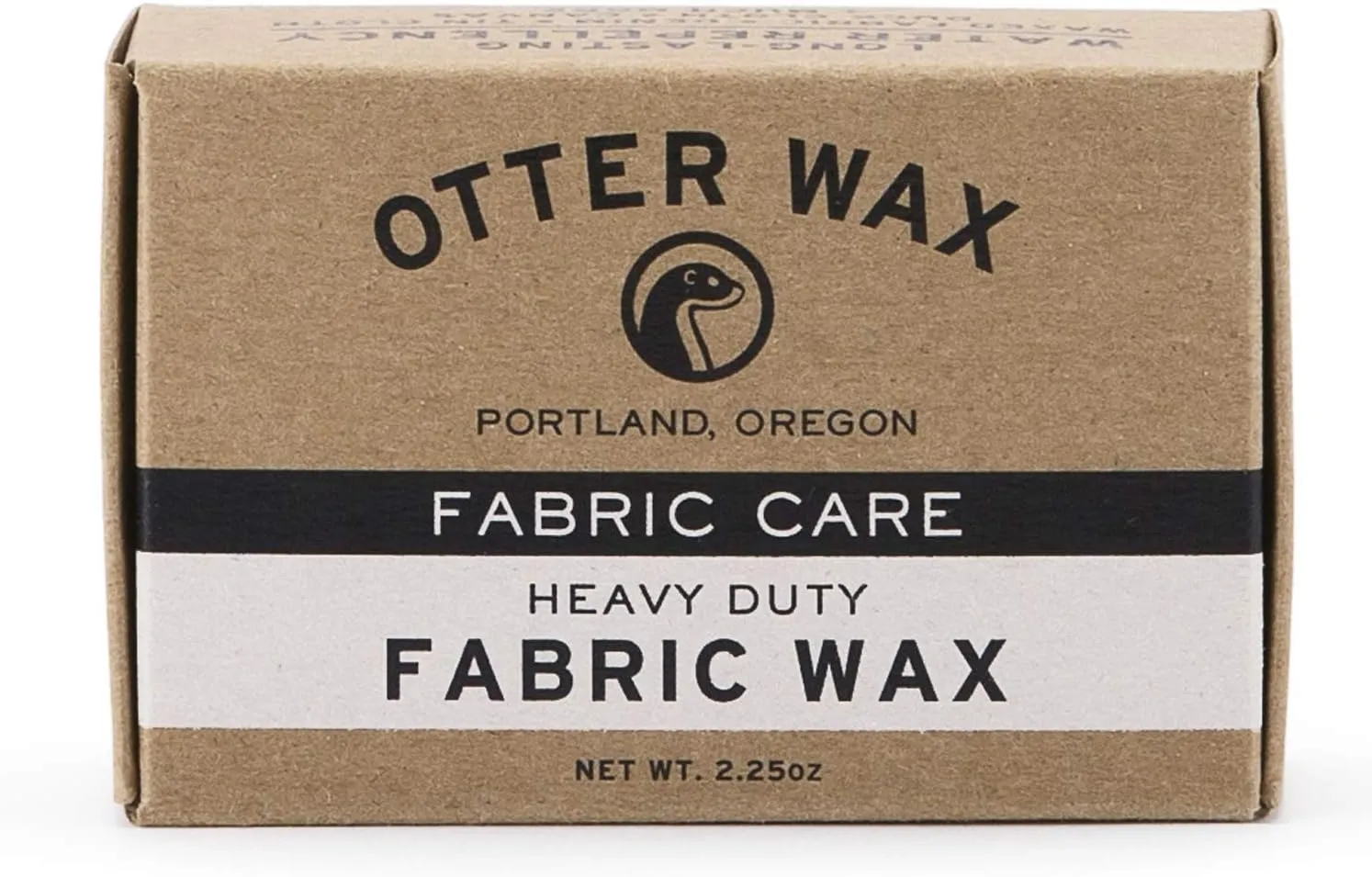 Otter Wax Fabric Wax Bar | Regular Bar | Durable Rain Protection | Made in the USA | Waterproof Canvas, Shoes, Hats, Jacket, Bags, Outdoor Gear, Clothing | All-Natural & Effective Beeswax Waterproofer
