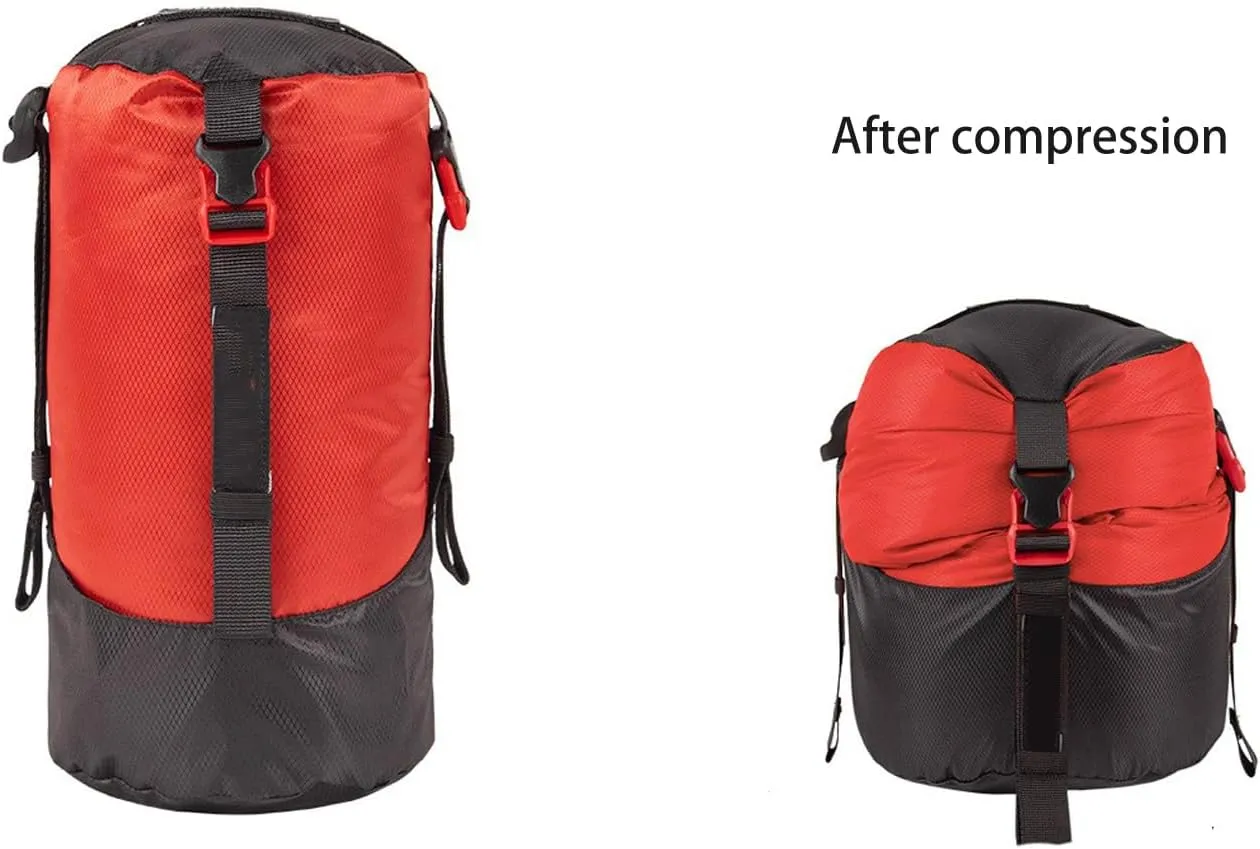 Outdoor Sleep Bag Stuff Sacks Large Capacity Compression Storage Bag Light Weight Compression Stuff Sacks Enduring