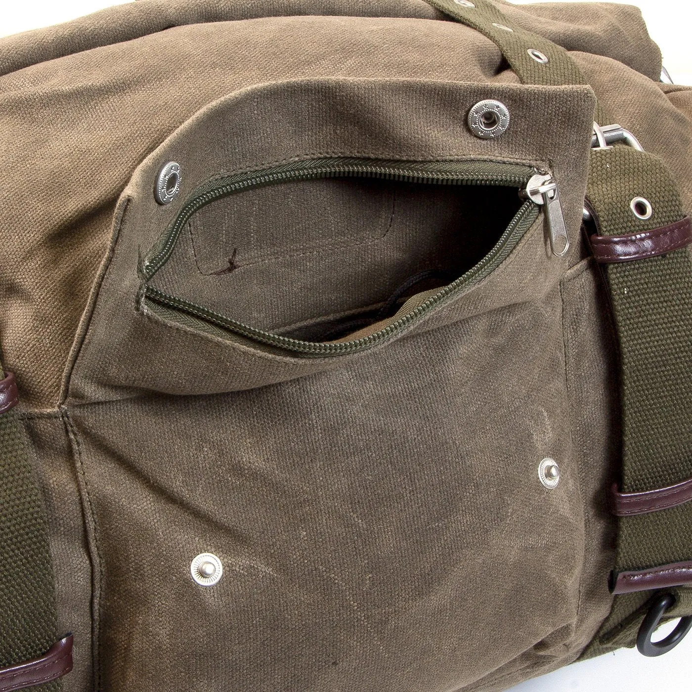Oxford Heritage Roll Bag, Waxed Cotton 50 Litre