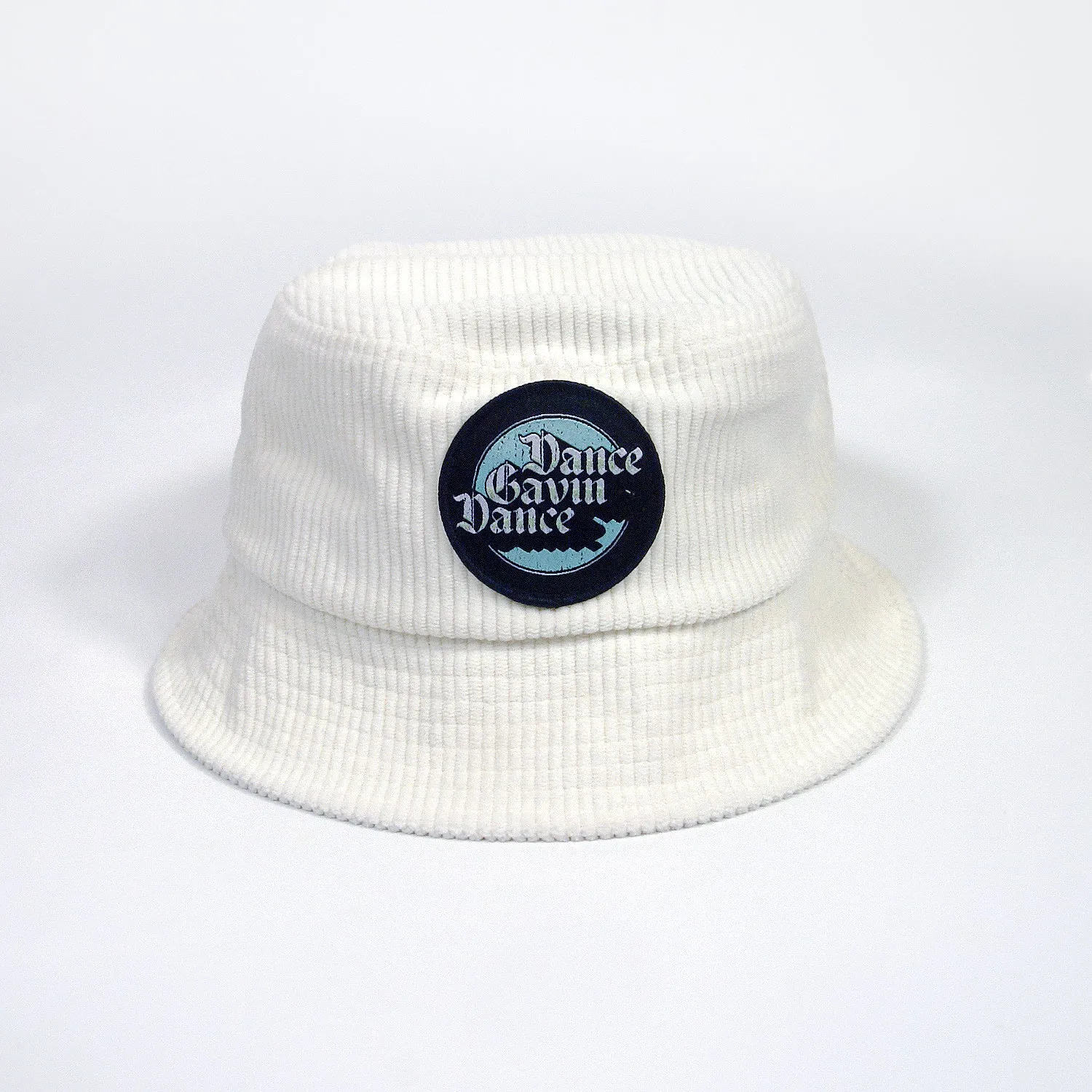 Patch Corduroy Natural Bucket Hat