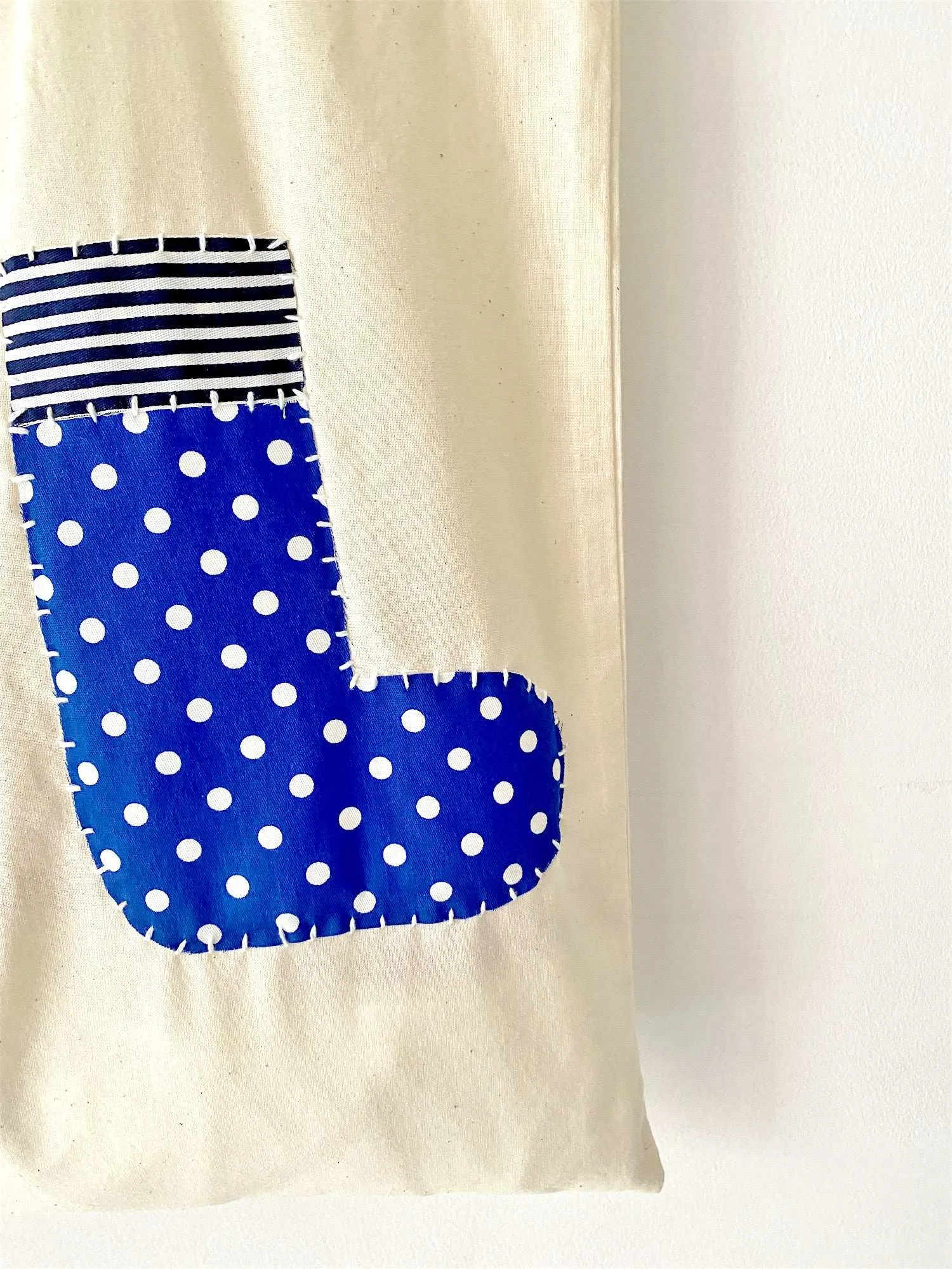 Patch Socks Cotton Tote