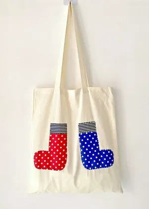Patch Socks Cotton Tote