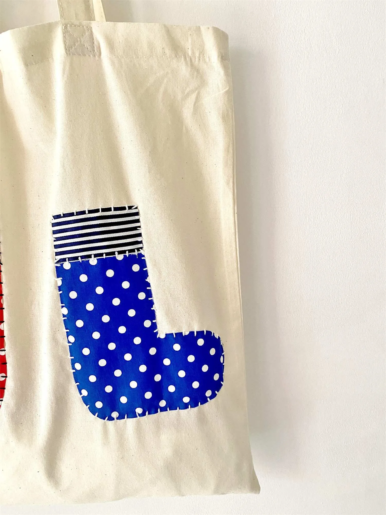 Patch Socks Cotton Tote