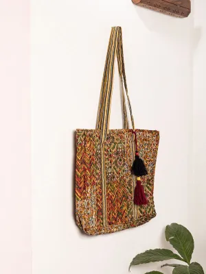 Patch Work Tote Bag