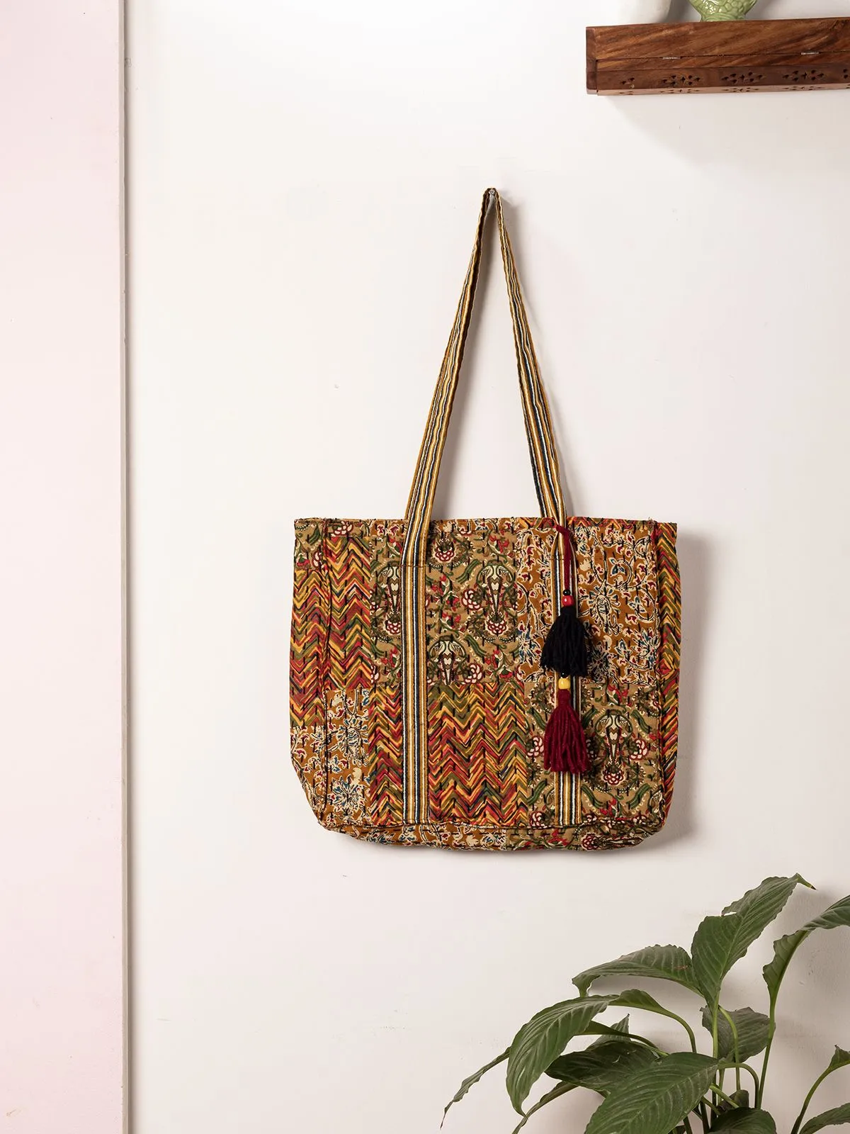 Patch Work Tote Bag