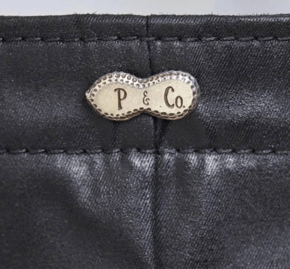 PE-NEWSPAPER-BAG-BLK - Peanuts & Co x ACVM WAXED COTTON NEWSPAPER BAG - Black