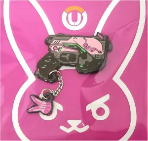 pinupper Overwatch D.VA pistol Lapel Enamel pin