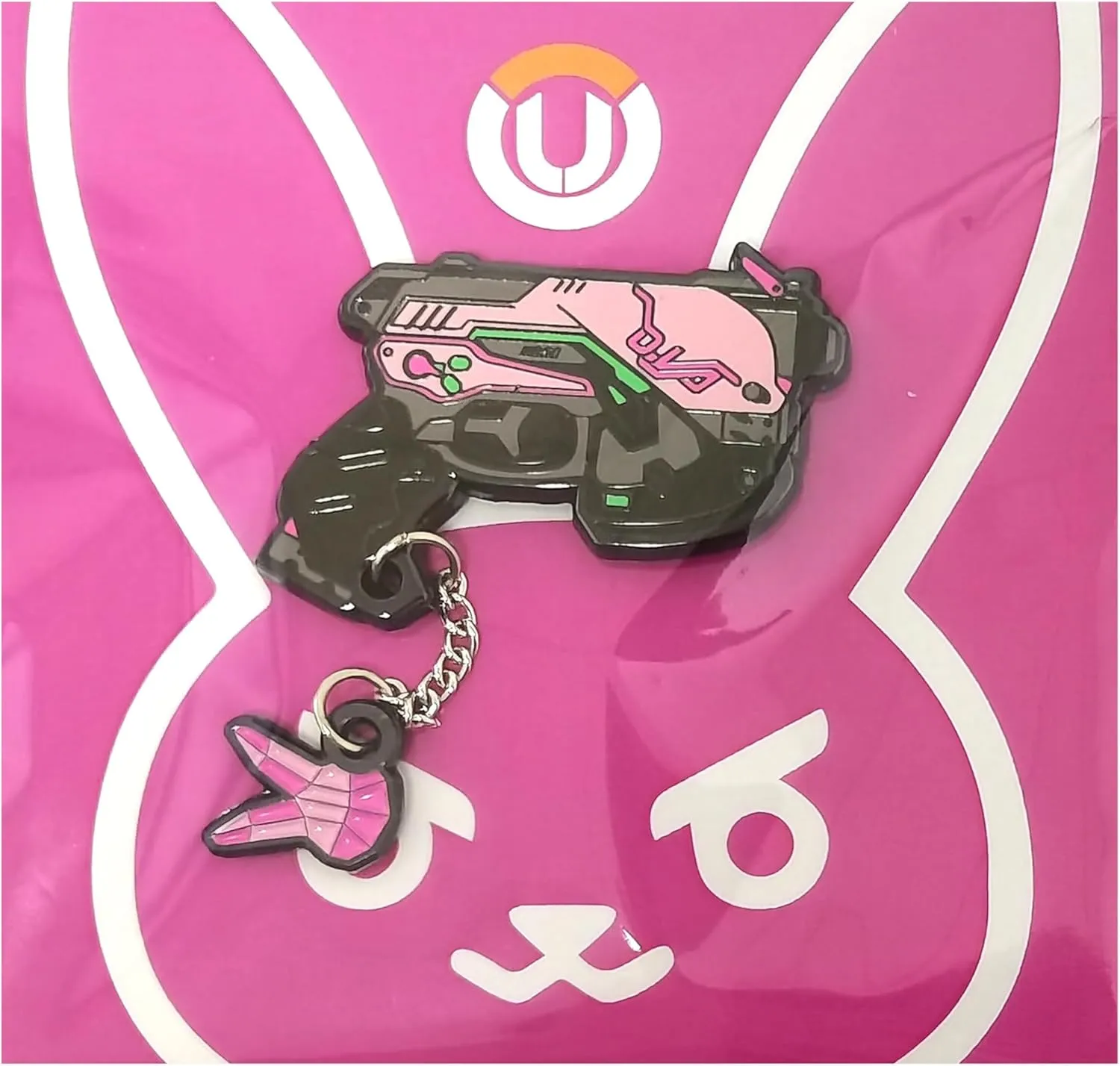 pinupper Overwatch D.VA pistol Lapel Enamel pin