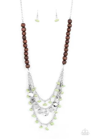 Plains Paradise - Green Necklace