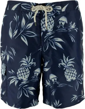 POLO RALPH LAUREN Men's Pineapple Hut 8.5 Inseam Kailua Swim Trunks Small