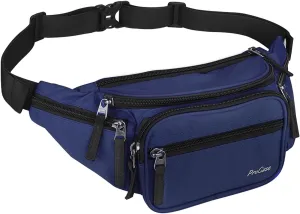 ProCase Fanny Pack Waist Packs for Men Women, Waist Bag Hip Pack for Travel Hiking Running Outdoor Sports