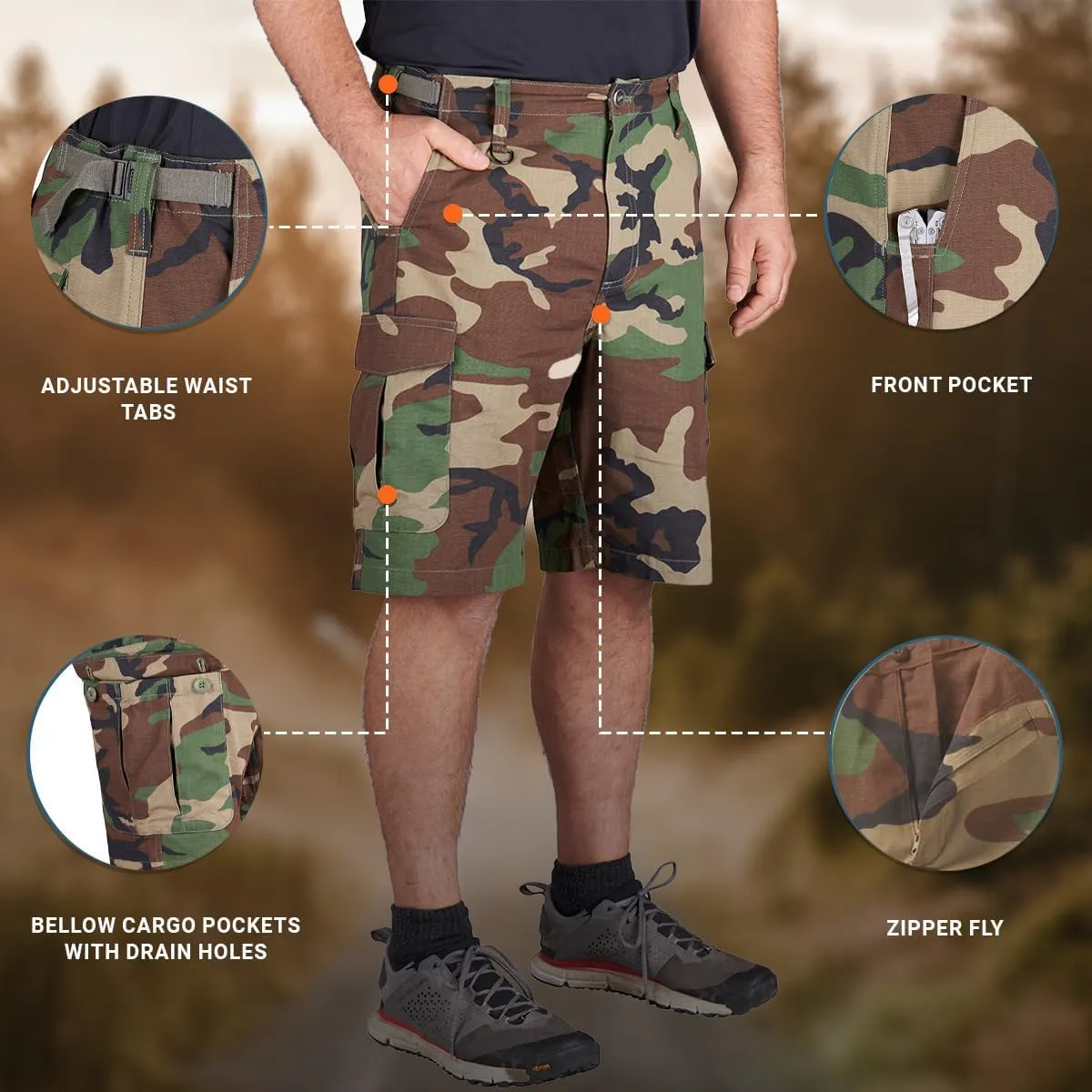 Propper Men's BDU 2.0 Cargo Ripstop Short