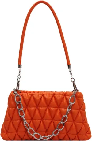 PU Leather Crossbody Bag Ladies Shoulder Top Handle Chain Bags Handbag Purse Evening Bag