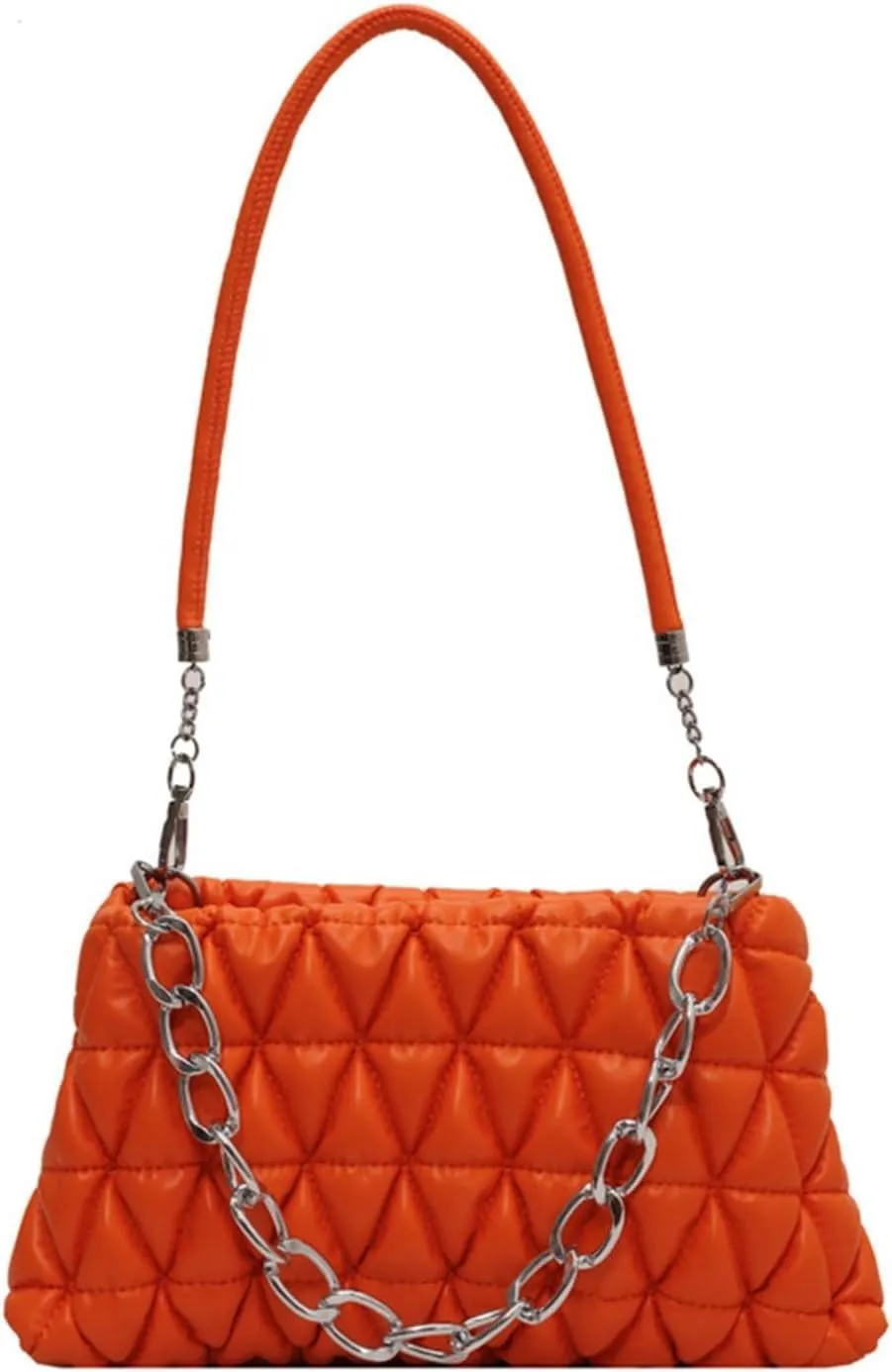 PU Leather Crossbody Bag Ladies Shoulder Top Handle Chain Bags Handbag Purse Evening Bag