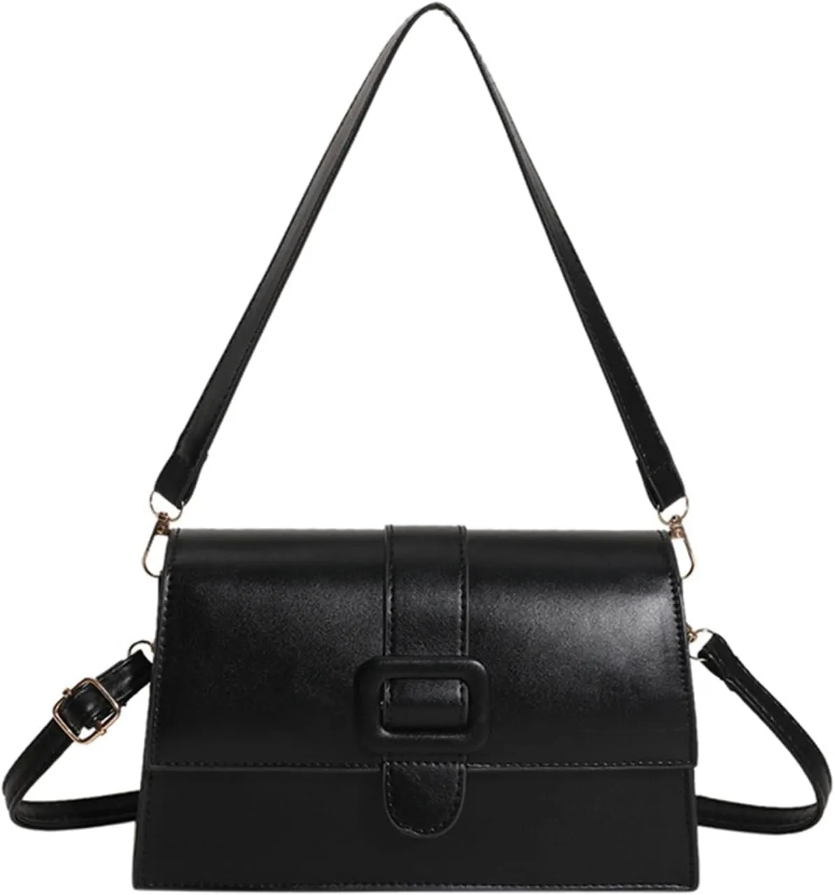 PU Leather Purses and Handbags Women Tote Shoulder Bag Top Handle Satchel Hobo Bags with Adjustable Straps, One Color, One Size