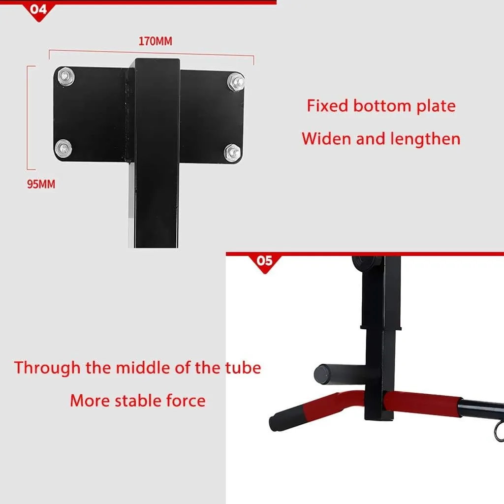 Pull Up Bar Home Gym Exercise Equipment Beam Bottom Chin Up Bar,Upper Body Workout Bar For Hanging In Wall,Height 3 Gears Adjustable,Height 3 Gears Adjustable