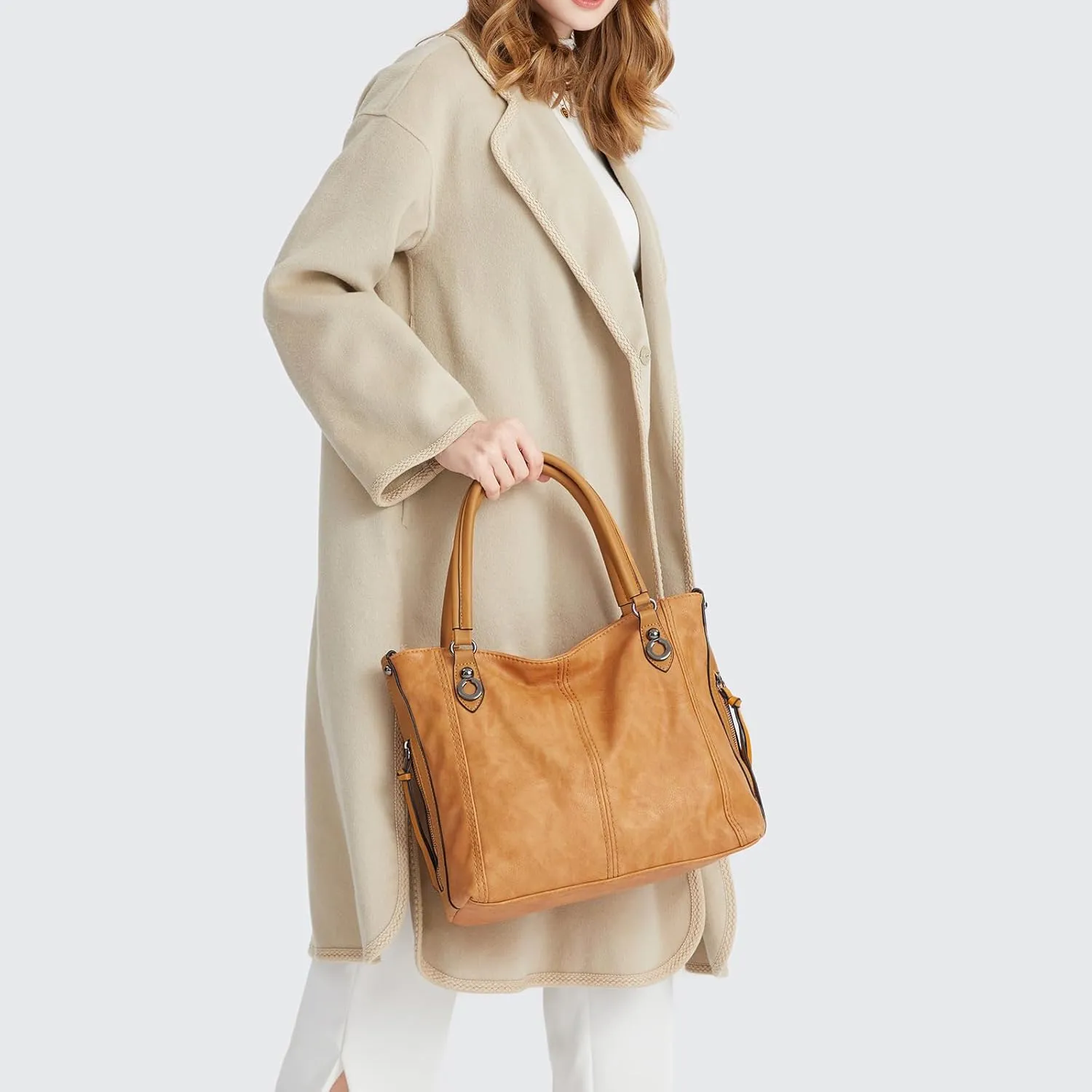 Purses for Women Soft Leather Handbags Ladies Purse Large Tote Bag Fashion Shoulder Crossbody Bags Top Handle Satchel
