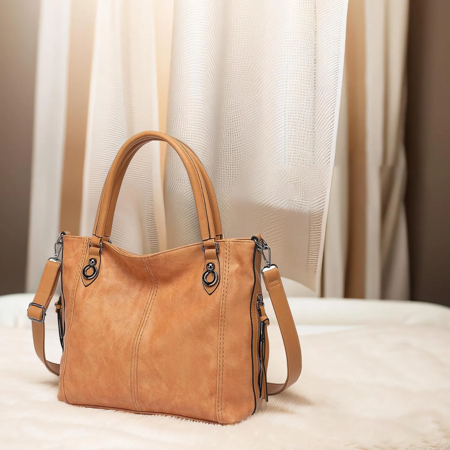 Purses for Women Soft Leather Handbags Ladies Purse Large Tote Bag Fashion Shoulder Crossbody Bags Top Handle Satchel