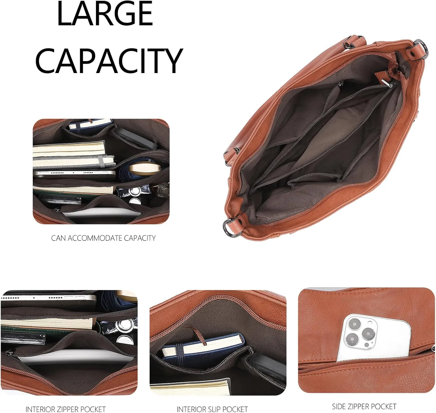 Purses for Women Soft Leather Handbags Ladies Purse Large Tote Bag Fashion Shoulder Crossbody Bags Top Handle Satchel