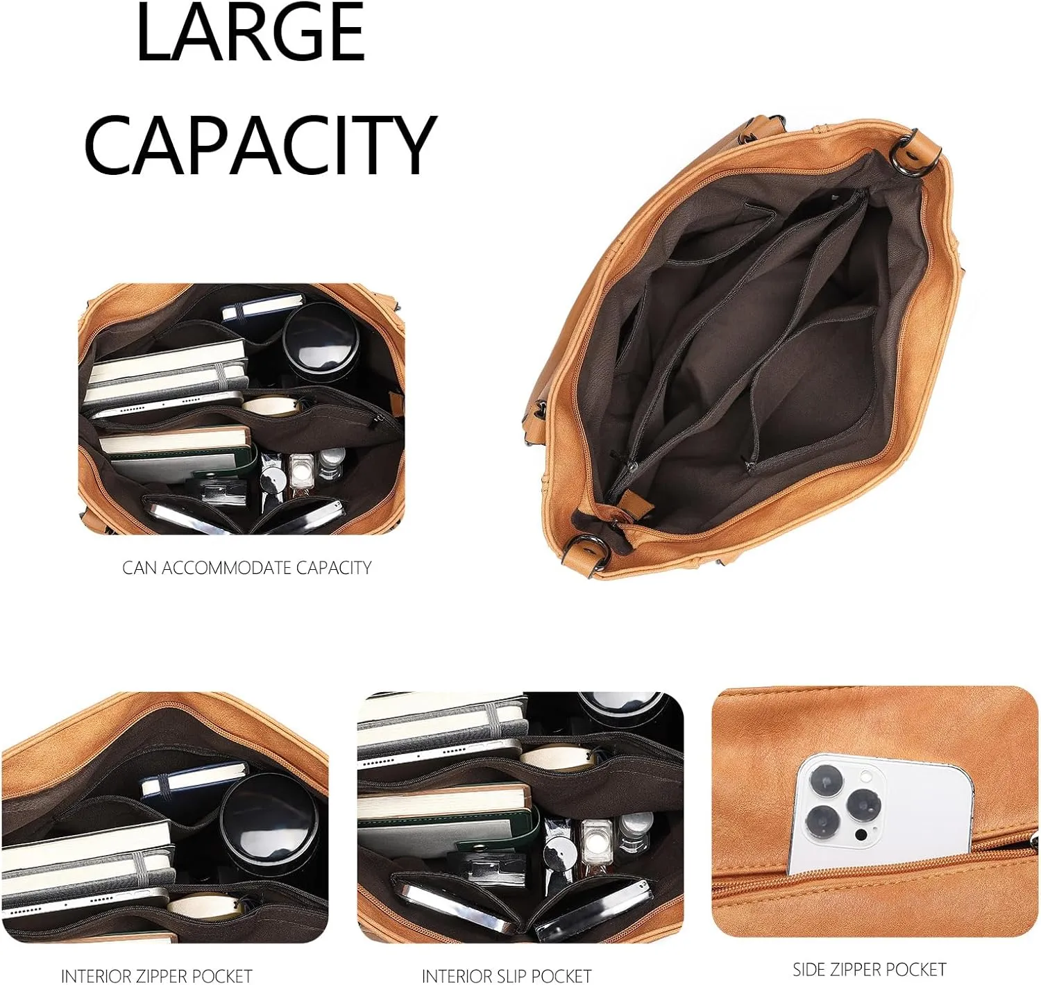 Purses for Women Soft Leather Handbags Ladies Purse Large Tote Bag Fashion Shoulder Crossbody Bags Top Handle Satchel