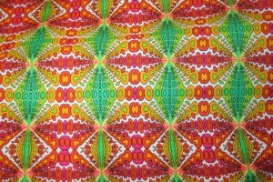 Quality Sewing Fabric – JB'S Electric Kaleidoscope from Jumping Beans - 100% Cotton Fabric by The Yard Size: 36" x 44"