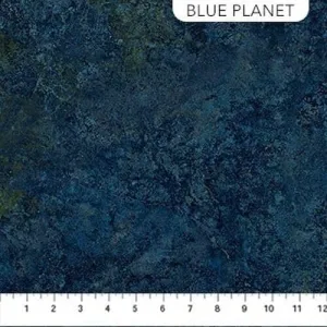 Quality Sewing Fabric – Stonehenge Gradations II by - Blue Planet Stone Texture 755-48 by The Yard Size: 36" x 44" inch