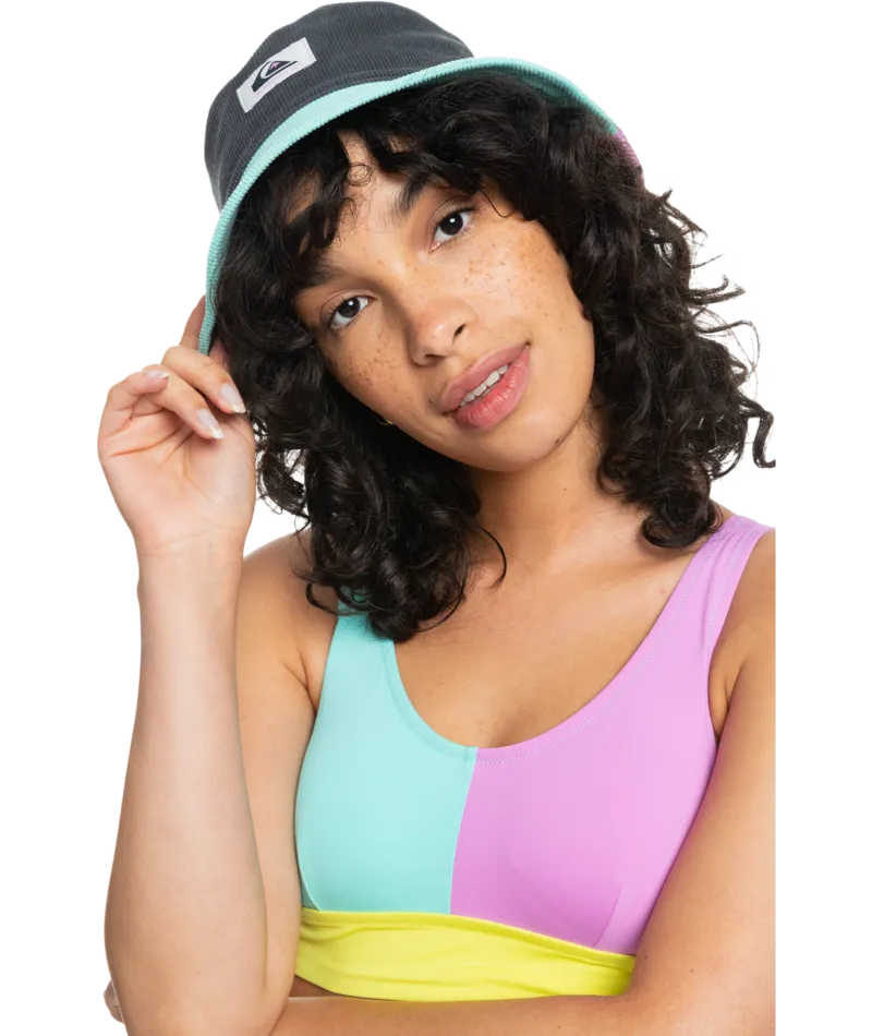 Quiksilver Nostalgia Bucket Hat-Tarmac