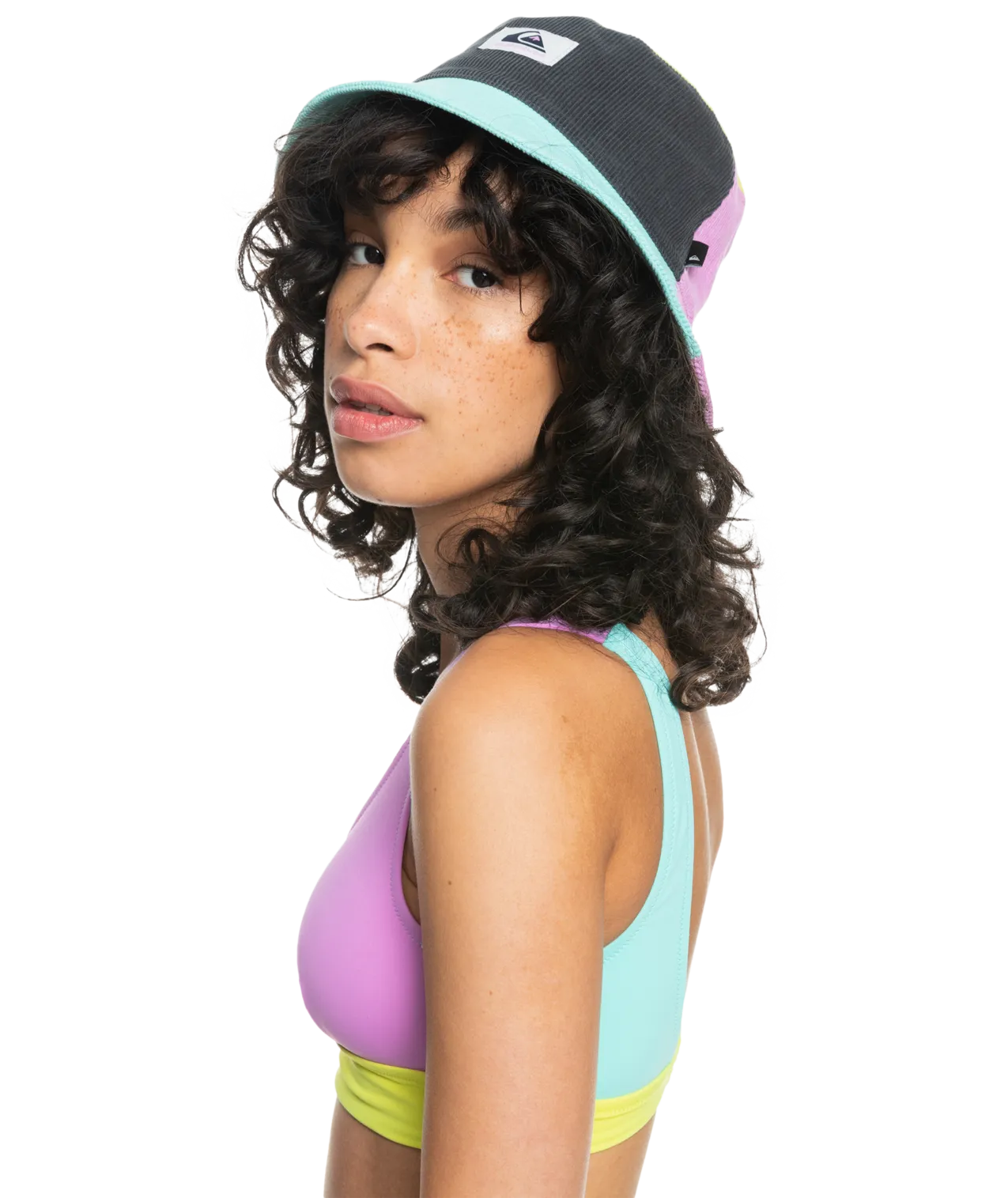 Quiksilver Nostalgia Bucket Hat-Tarmac