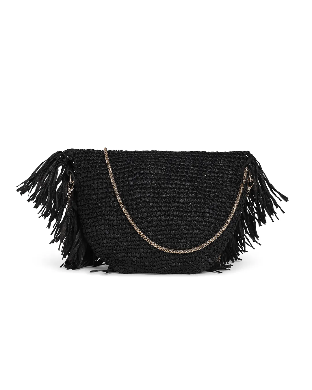 Raffia Moon Crossbody 4A