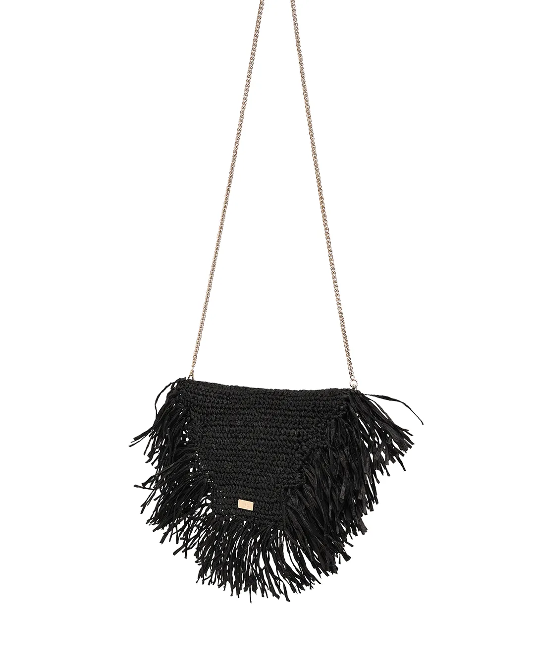 Raffia Moon Crossbody 4A