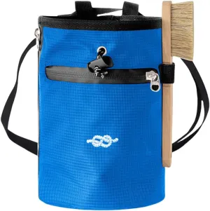 Rock Climbing & Bouldering Chalk Bag Climbing Chalk Bag Adjustable Waist Bag Strap Zippers Storage Pocket & Brush Holder