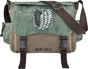 Roffatide Anime Messenger Bag Crossbody Bag Flap Canvas Shoulder Bag