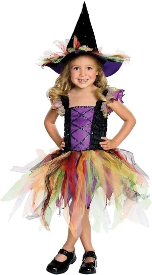 Rubies Let's Pretend Child's Glitter Witch Costume, Medium