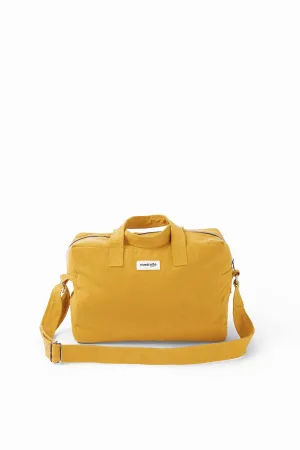 Sauval the city bag - Recycled cotton mustard
