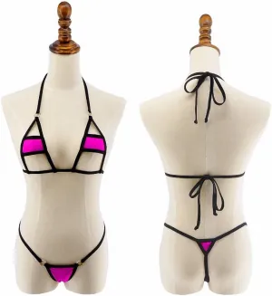 Scrunch Butt Micro G-String Bikini Thong Swimsuit Sunbathing Bathing Suit