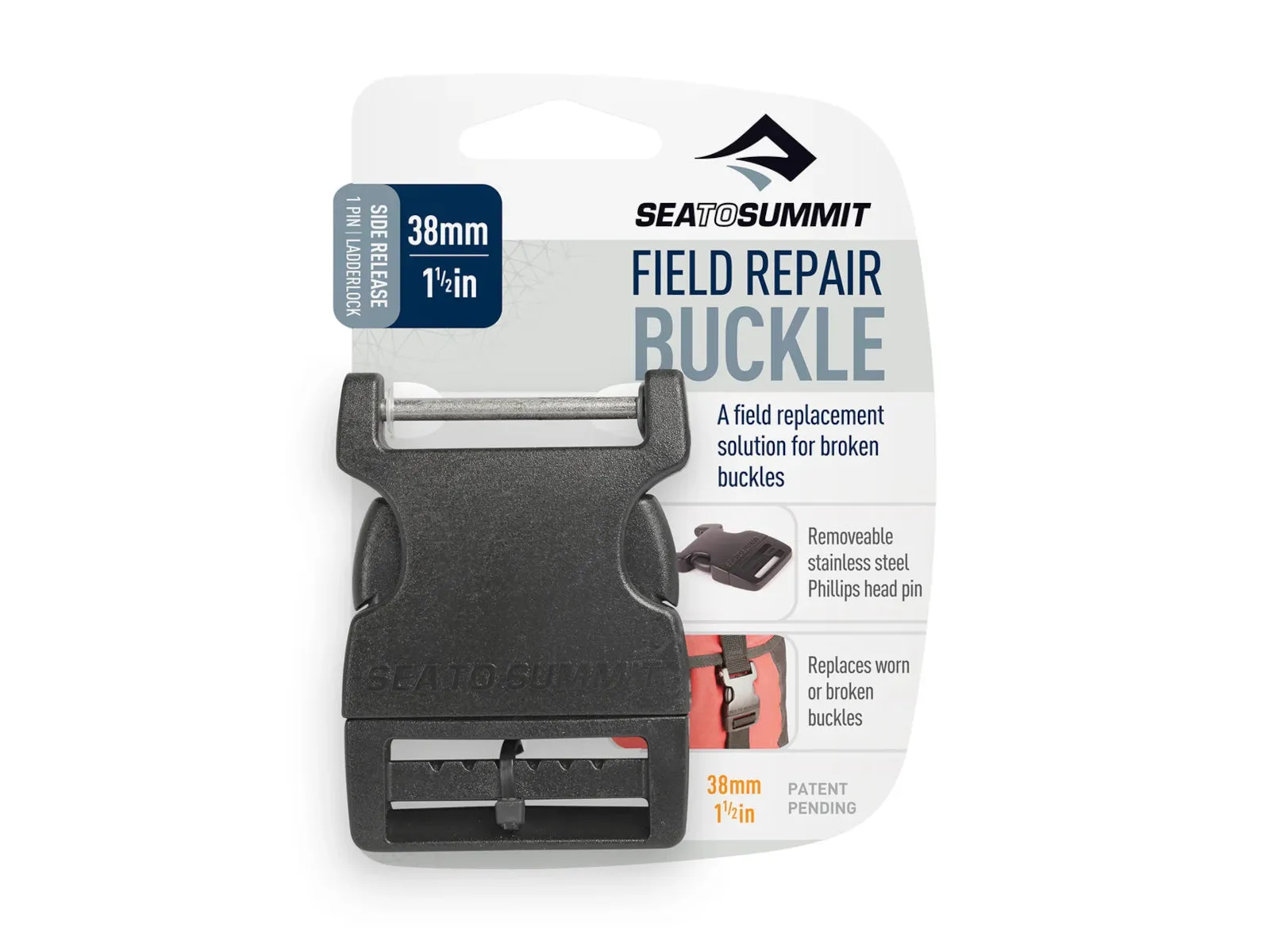 Sea to Summit Side Release Field Repair Buckle with Removable Pin