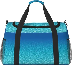 Seabed print Personal Item Bag Carry on Bag Underseat Travel Duffel Bags Gym Carry On Sports Bags