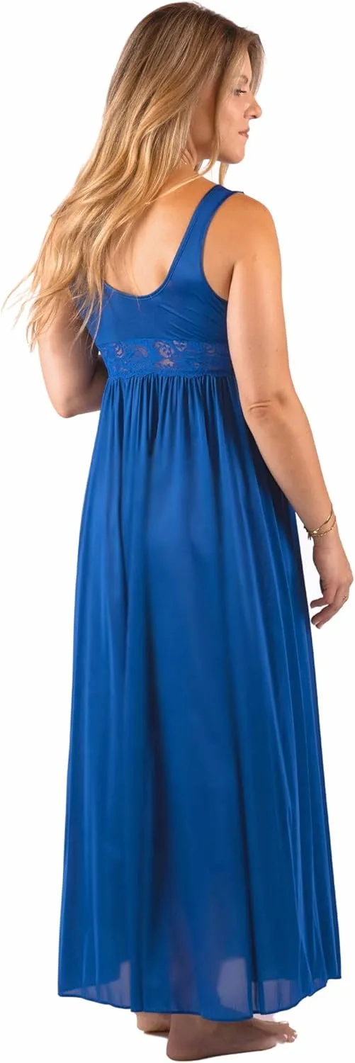 Shadowline Women's Nightgown Robe Peignoir Set Silhouette Nylon Sleepwear