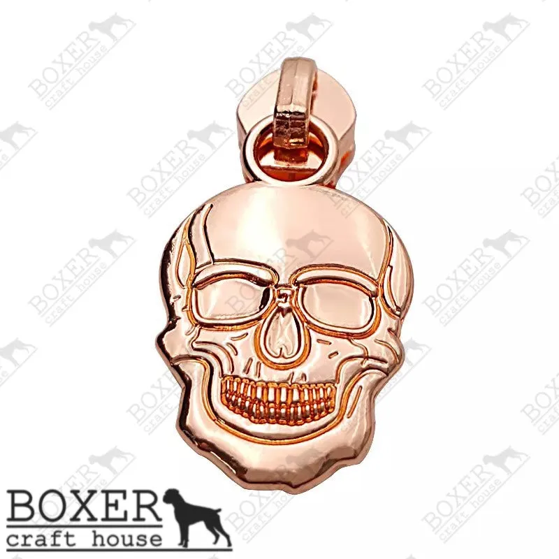 Skull #5 Zipper Pull