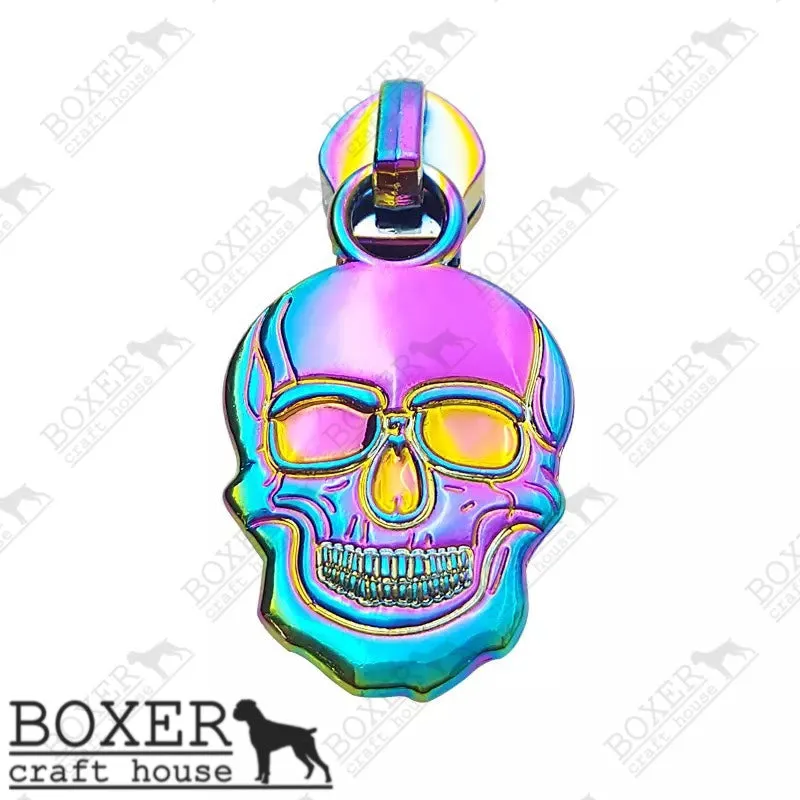 Skull #5 Zipper Pull