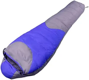 Sleeping Bags with Hoods for Adults Lightweight Sleeping Bag Rectangular Sleeping Bags for Outdoor Adventure & Survival Essentials,Blue,Blue