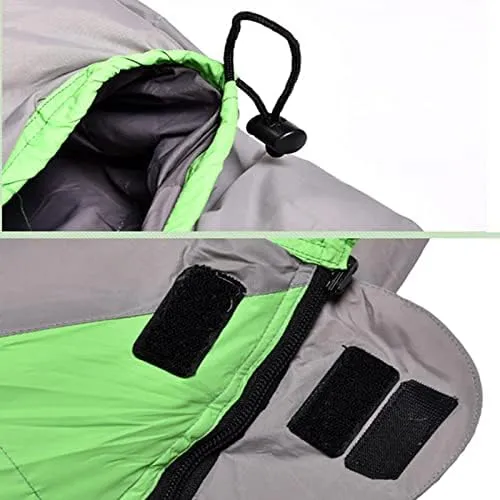 Sleeping Bags with Hoods for Adults Lightweight Sleeping Bag Rectangular Sleeping Bags for Outdoor Adventure & Survival Essentials,Blue，Green