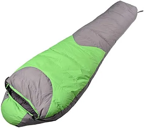 Sleeping Bags with Hoods for Adults Lightweight Sleeping Bag Rectangular Sleeping Bags for Outdoor Adventure & Survival Essentials,Blue，Green