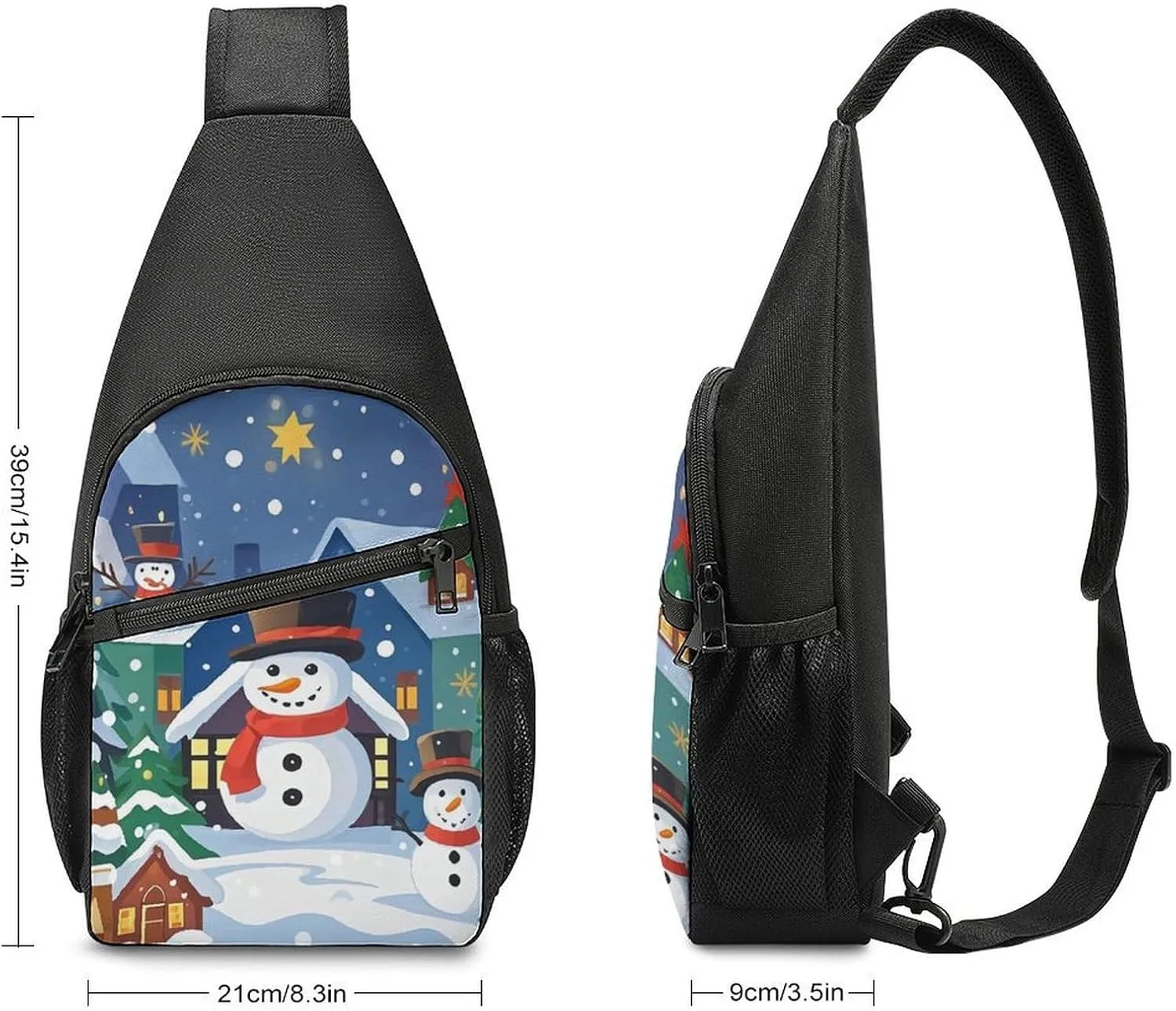 Sling Bag for Women Men Crossbody Bag Chest Bag Cherry on The Table Sling Backpack Fanny Packs Travel Hiking Daypack