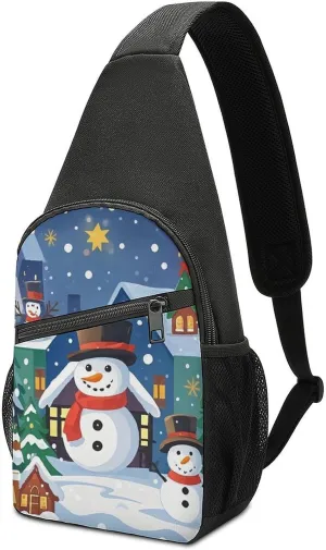 Sling Bag for Women Men Crossbody Bag Chest Bag Cherry on The Table Sling Backpack Fanny Packs Travel Hiking Daypack