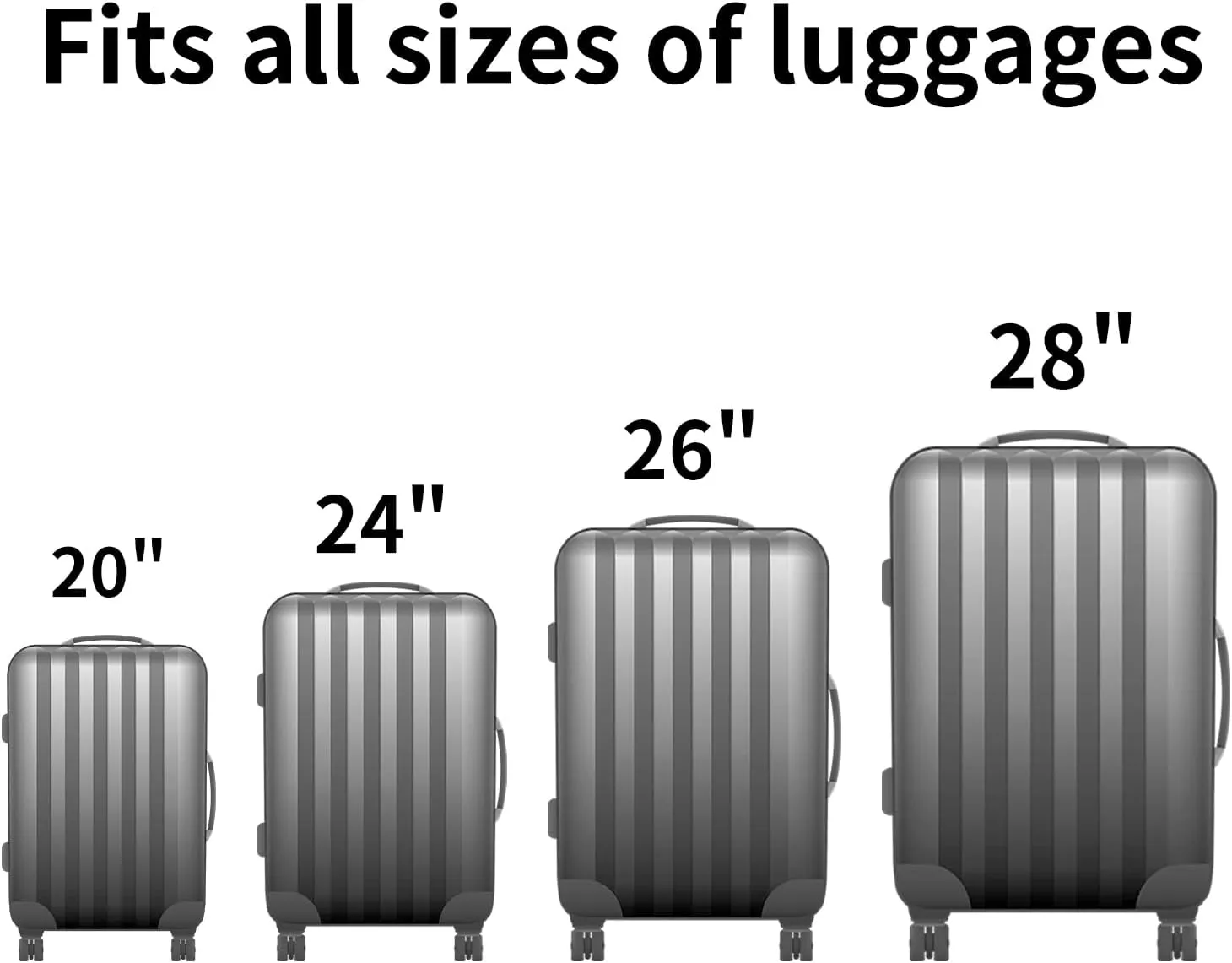 SLMT 10 Set Packing Cubes for Suitcases, Luggage Organizer Bags for Carry On, Travel Bags Organizer for Luggage, Must Have Travel Essentials for Women and Men (Black)